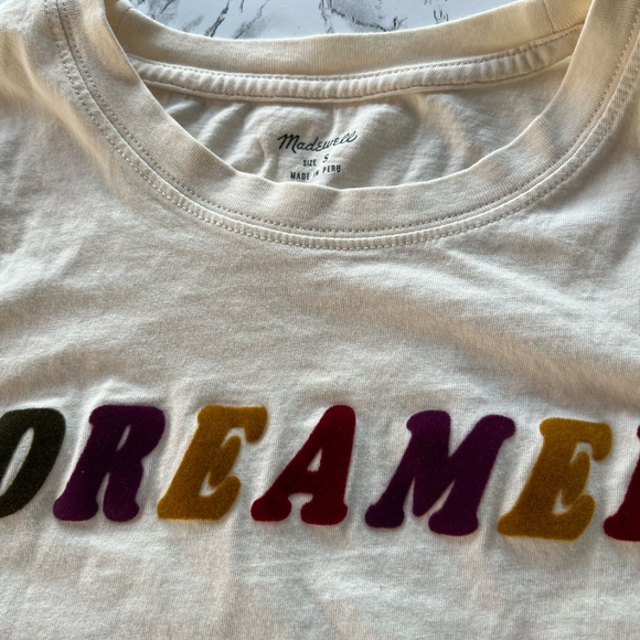 MADEWELL FLOCKED DREAMER TEE
(only worn once) - Picture 9 of 10